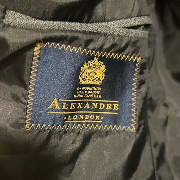 ✨Alexandre London Wool Blend Grey 48Short Blazer✨ - Picture 5 of 7